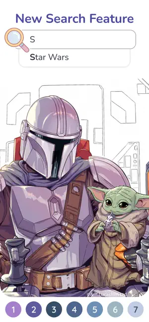 happy-color-by-numbers-game screenshot1